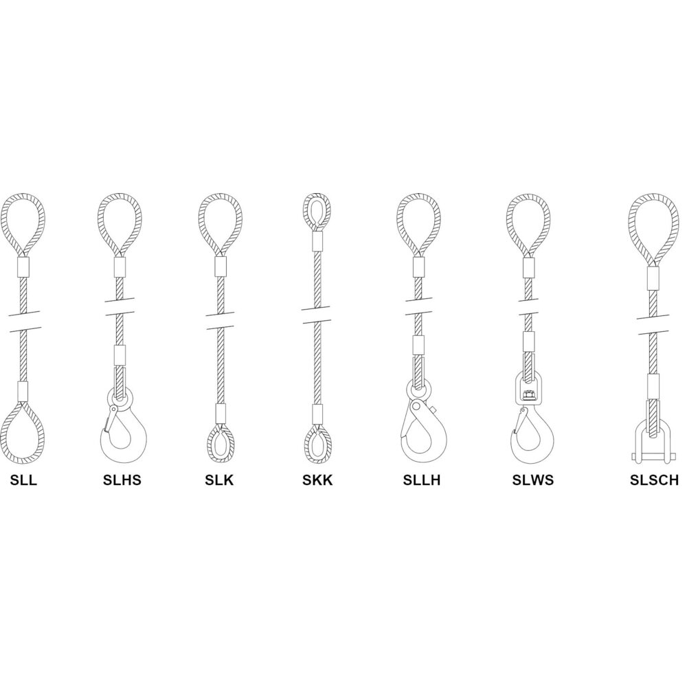 System S Zinccoated wire rope slings REMA